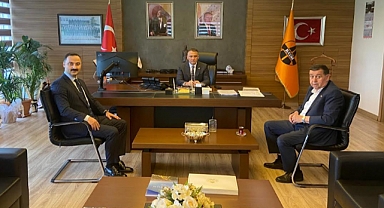 Havza Kaymakamı Ayvat ve Başkan İkiz’den Bölge Müdürü Ateş’e Ziyaret