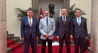 Havza Kaymakamı ve Başkan İkiz, TCDD Genel Müdürlüğü’nü Ziyaret Etti