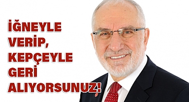 Samsun Milletvekili Karaman: İğneyle Verip, Kazanla Geri Alıyorsunuz!