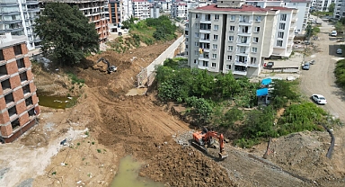 Sazak Deresi Islah Çalışmaları Devam Ediyor