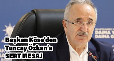 AK Parti Samsun İl Başkanı Mehmet Köse’den Tuncay Özkan’a Sert Tepki