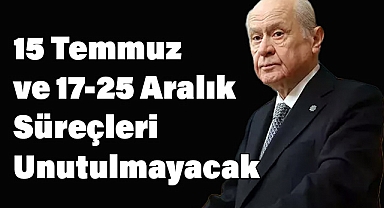Bahçeli'den Cumhur İttifakı Mesajı:Türk Milletinin Varlık ve Birlik Remzidir