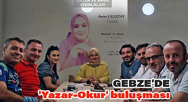 Edebiyat Severler Amine Çalışkan ile Gebze'de Buluştu