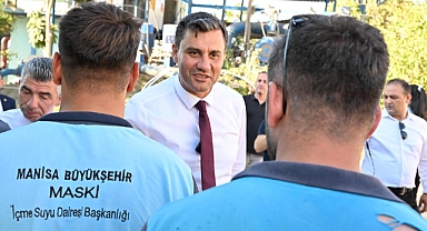 Ferdi Zeyrek, Soma'da Mehmet Aktaş İçme Suyu Tesisini Ziyaret Etti