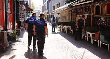 İlkadım Zabıtasından İşgal Sınır Çizgisi Denetimi