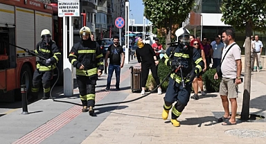 MASKİ'den Gerçeği Aratmayan Yangın Tatbikatı