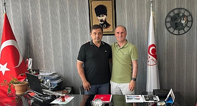Samsun ASKF Başkanı Şener Aydın'dan TFF Bölge Müdürü Haluk Tan'a Ziyaret