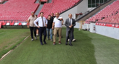 Samsun Yeni 19 Mayıs Stadı’nda Basın Mensupları İçin Yenileme Çalışmaları Yapıldı