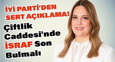 Tüfekci'den Çiftlik Caddesi Eleştirisi: 'İsraf Yapmayın'
