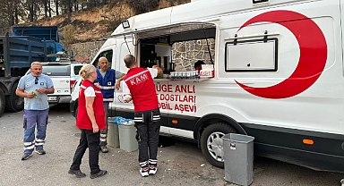 Türk Kızılay’dan Orman Yangınlarına Karşı Beslenme Desteğ