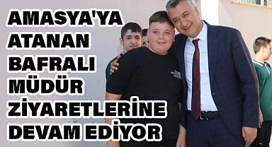 Amasya'ya Atanan Katipoğlu, Yeşilırmak Ortaokulu'nu Ziyaret Etti