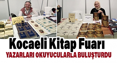 Amine Çalışkan ve Serkan Fırat Kocaeli Kitap Fuarı'nda Okuyucularıyla Buluştu