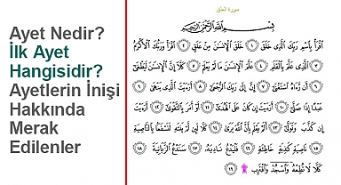 Ayet Nedir, İlk Ayet Hangisidir? Ayetlerin İnişi Hakkında Merak Edilenler
