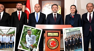 Bakan İbrahim Yumaklı, Ağrı'da Organize Tarım Bölgesini Ziyaret Etti