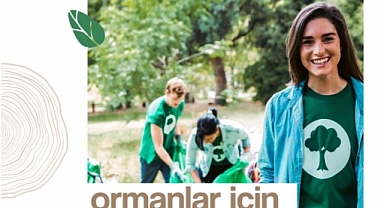 Manisa'da Orman Temizliği İçin Gençler El Ele Veriyor