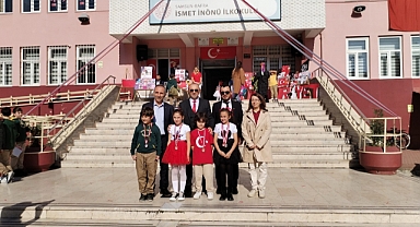 Bafra İsmet İnönü İlkokulu'nda Cumhuriyet Bayramı Coşkusu
