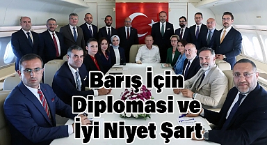 Cumhurbaşkanı Erdoğan: Barış İçin Diplomasi ve İyi Niyet Şart