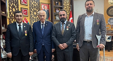 Türkiye Gaziler ve Şehit Aileleri Vakfı’ndan Bahçeli’ye Ziyaret