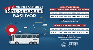 Üsküdar Mehmet Akif Ersoy mahallesinde ring seferleri başlıyor