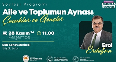 Yazar Erol Erdoğan Samsunlularla Buluşuyor