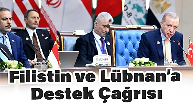 Cumhurbaşkanı Erdoğan’dan D-8 Zirvesi’nde Filistin ve Lübnan Mesajları