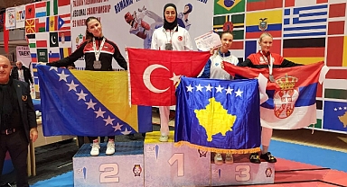 DEÜ’lü Tekvandocu Hayrunnisa İzmir Balkan Şampiyonu Oldu!