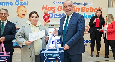 Canik Belediyesi’nden Anne Adaylarına Bebek Destek Paketi