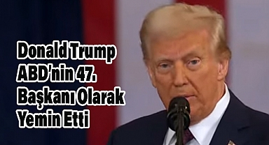 Donald Trump ABD'nin 47. Başkanı Olarak Yemin Etti