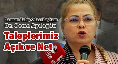 Samsun Tabip Odası'ndan Sağlık Emekçileri: 'Haklıyız, Kararlıyız!'