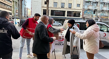 Kızılay'oan Şehit Osman Oktay İçin Taziye Desteği