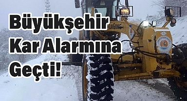 Samsun Büyükşehir Karla Mücadelede Tam Kadro Sahada!