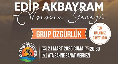 Atakum Belediyesi’nden Edip Akbayram Anısına Özel Gece