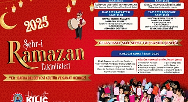 Bafra Belediyesi’nden Dolu Dolu Ramazan Programı
