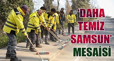 BÜYÜKŞEHİR’DEN “DAHA TEMİZ SAMSUN” MESAİSİ