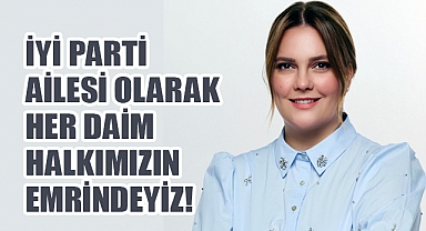 İYİ Parti'li Tüfekci’den Ramazan Bayramı Mesajı: Her Daim Halkımızın Emrindeyiz