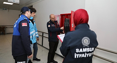 Samsun İtfaiyesi’nden 17 İlçede Yangın Güvenliği Denetimi