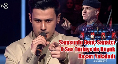Samsunlu Bahadır Kaan Özbaş, O Ses Türkiye'de 3 Jüriyi Döndürdü