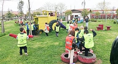 Canik’te Çocuklar Doğayı Öğreniyor, Geri Dönüşümle Eğleniyor