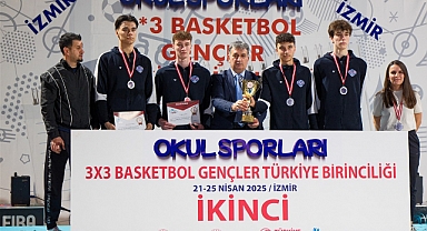 Manisa Özel Elit Ege Koleji Basketbol Takımı Türkiye İkincisi Oldu