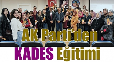 AK Parti Atakum'dan Kadına Şiddete Karşı Eğitim Desteği