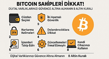 Bitcoin Sahipleri Dikkat! Dijital Varlıklarınızı Güvence Altına Almanın 8 Altın Kuralı