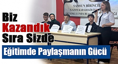Biz Kazandık Sıra Sizde: Akran Öğretimiyle Başarıyı Paylaşan Proje