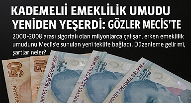 Kademeli Emeklilik Umudu Yeniden Yeşerdi: Gözler Meclis'te