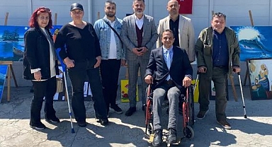 Sevdamız Samsun’dan Engellilere Sergiyle Destek