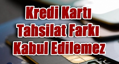 Palandöken: Kredi Kartı Tahsilat Farkı Kabul Edilemez