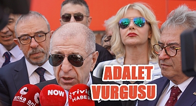 Ümit Özdağ’dan Genel Merkez Önünde Adalet Vurgusu