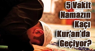 5 Vakit Namazın Kaçı Kur'an'da Geçiyor? Mehmet Yıldız'dan Açıklama