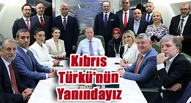 Erdoğan: 'Güney Kıbrıs'ı Devlet Olarak Tanımıyoruz, Kıbrıs Türkü'nün Yanındayız'