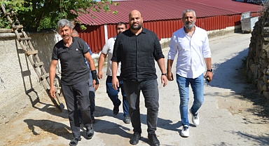 MHP’li Yüksel’den Beyören’e yangın sonrası anlamlı ziyaret