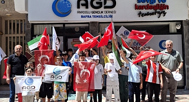 Samsun'da Çocuklardan Gazze İçin Anlamlı Çağrı: 'Çocukların Haykırışı'